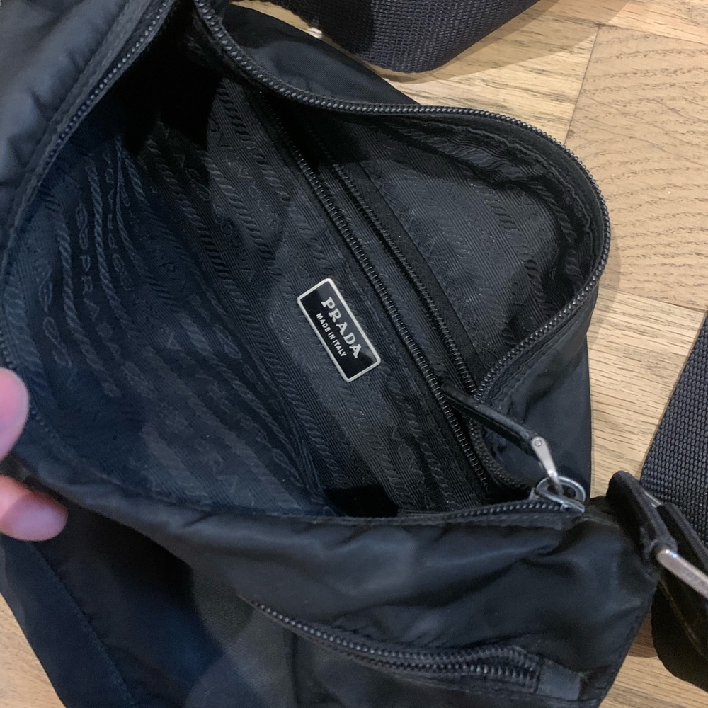 Prada nylon cross body bag